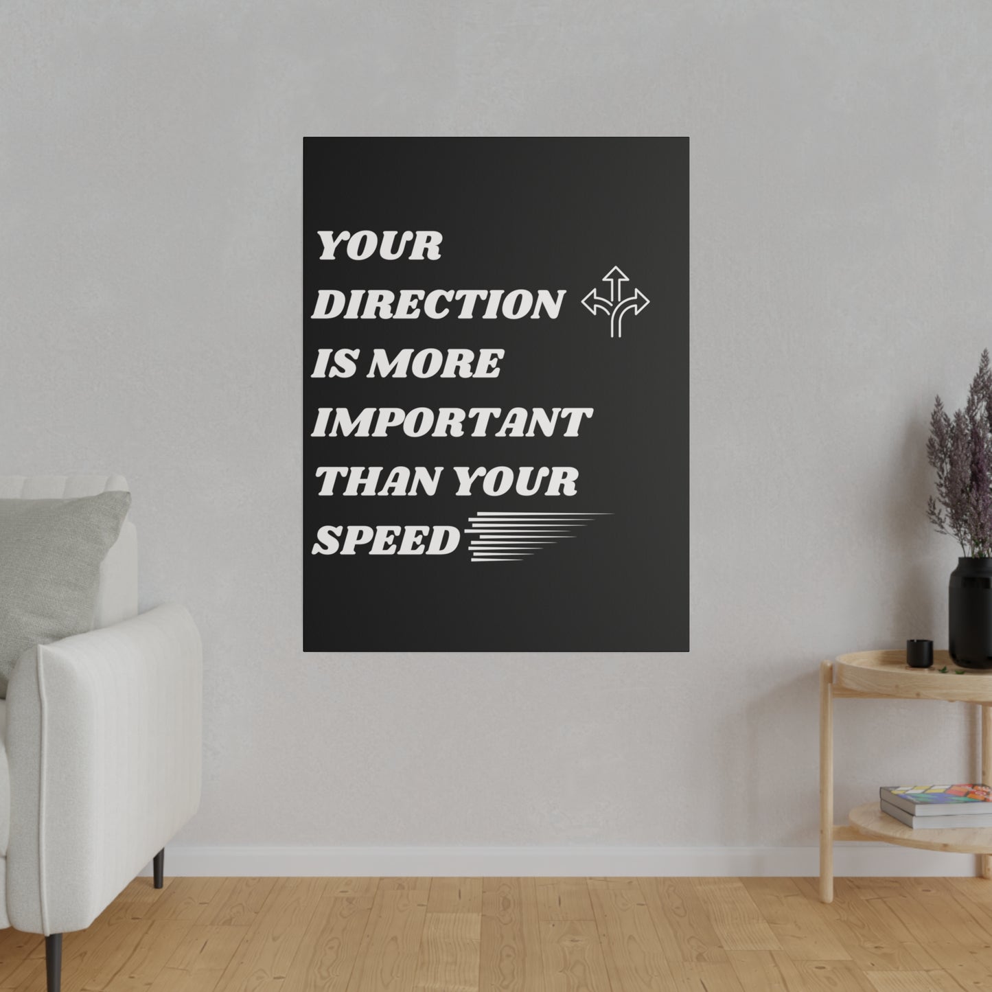 Your Direction Matte Canvas, Stretched, 0.75"