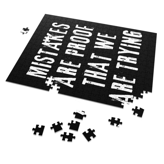 Mistakes are proof Jigsaw Puzzle (30, 110, 252, 500,1000-Piece)