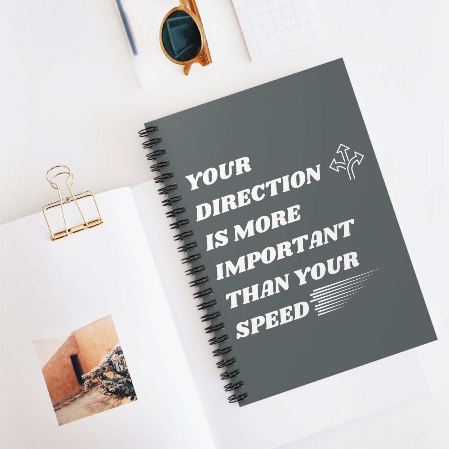 Your Direction Spiral Notebook - Ruled Line